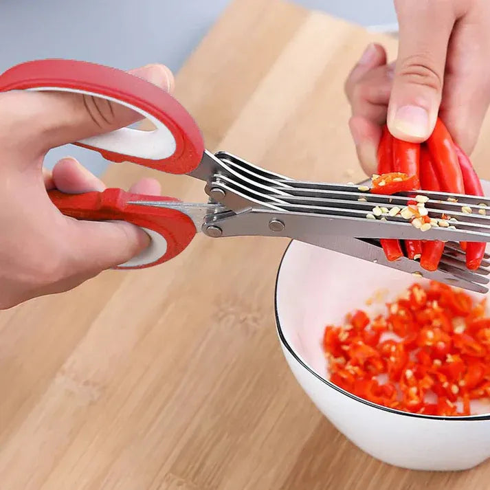 Multi-Layer Vegetable Chopping Scissor