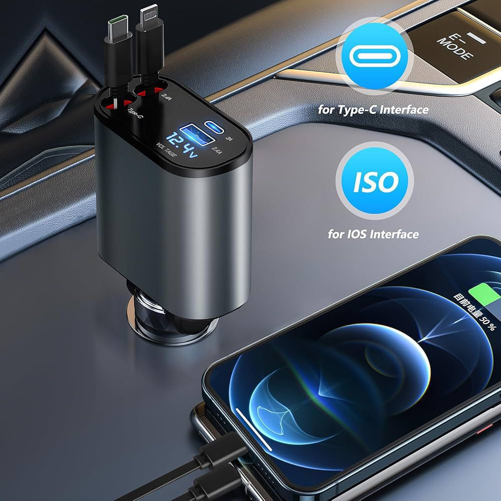 Charging Adapter Compatible with (Lightning + Type C)