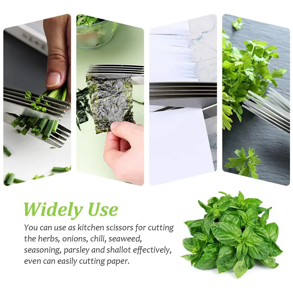 Multi-Layer Vegetable Chopping Scissor