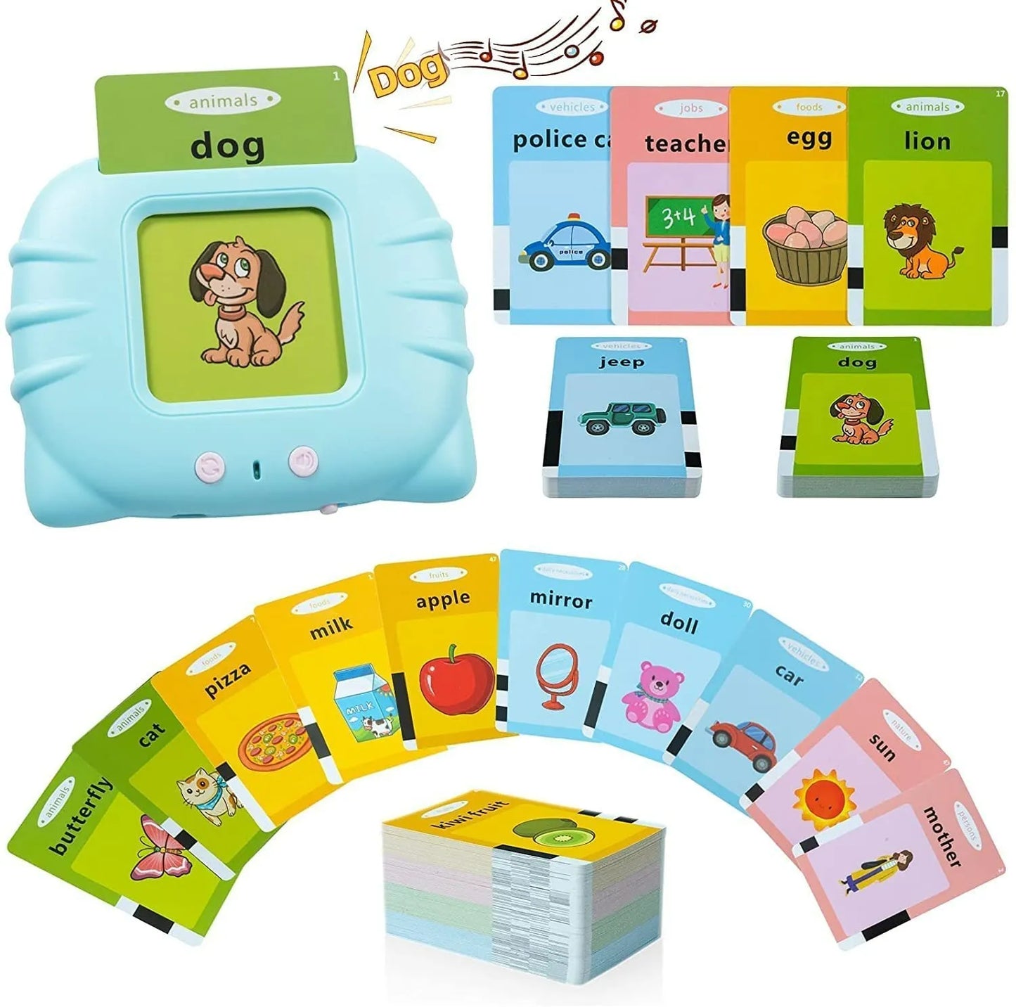 Talking Educational Toy 112 Flash Cards