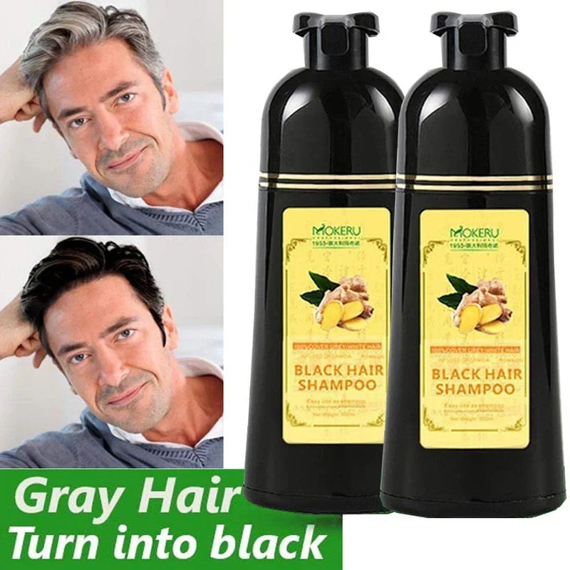 MOKERU Natural Ginger Hair Dye Shampoo