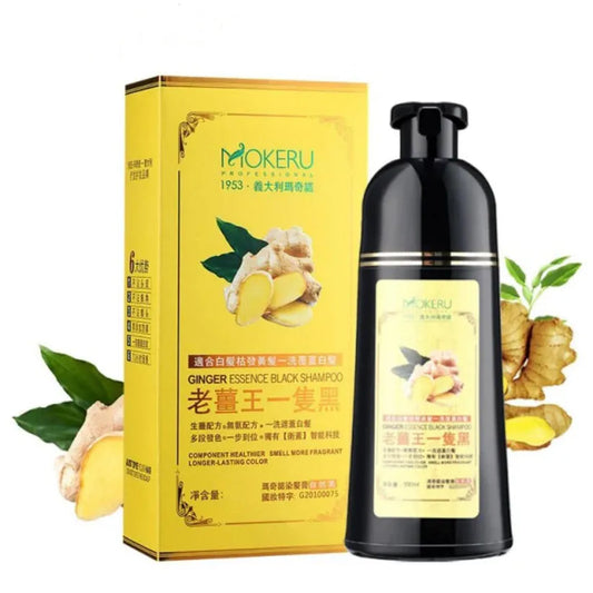 MOKERU Natural Ginger Hair Dye Shampoo