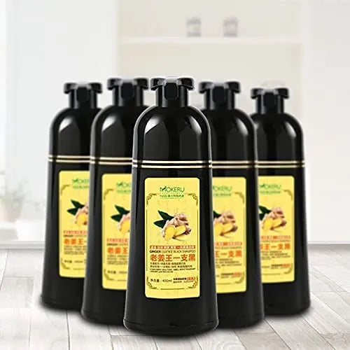 MOKERU Natural Ginger Hair Dye Shampoo