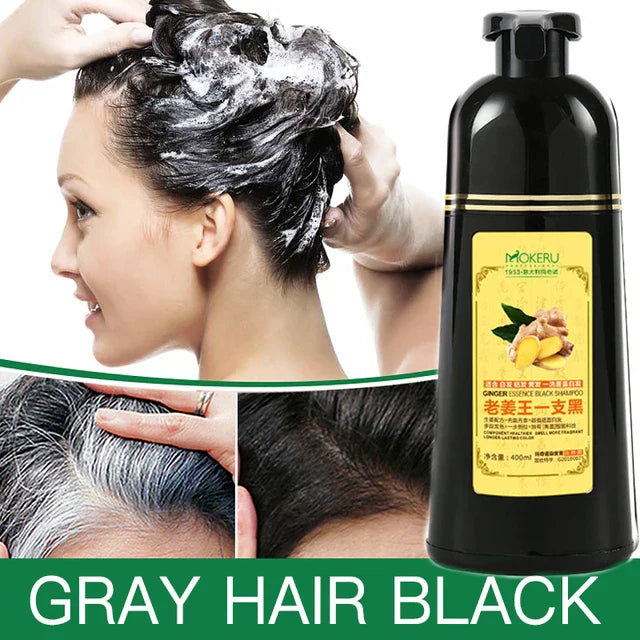 MOKERU Natural Ginger Hair Dye Shampoo