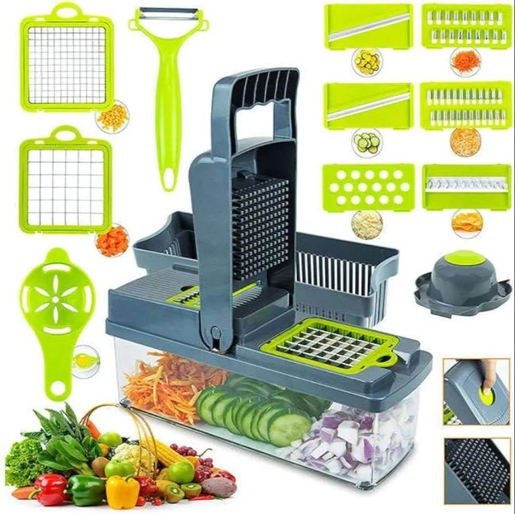 16-in-1 Vegetable Chopper & Slicer Set