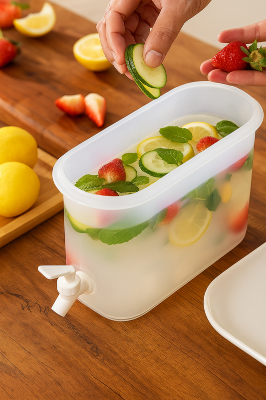 Translucent Water Dispenser - Large Capacity (Pack of 2)
