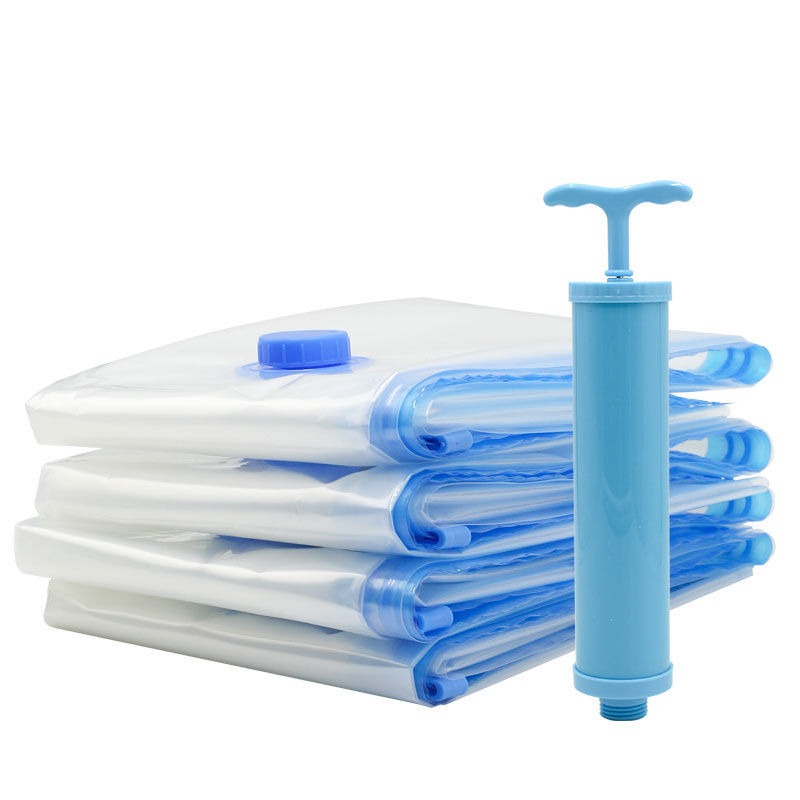 Vacuum Storage Bags With Pump ( Pack Of 5)